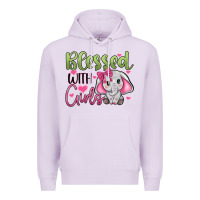 Lilac blessed with girls Premium Hoodie - JahusDesignShop