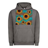 Pigment Tornado sunflower turquoise glitter Urban Hoodie - JahusDesignShop