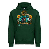 Forest Green raised on country and sunshine Urban Hoodie - AdoDesignShop