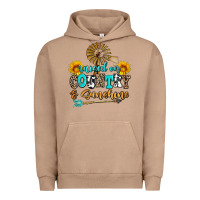 Pigment Burro raised on country and sunshine Urban Hoodie - AdoDesignShop