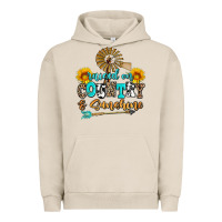 Pigment French Oak raised on country and sunshine Urban Hoodie - AdoDesignShop