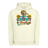 Pigment Pistachio raised on country and sunshine Urban Hoodie - AdoDesignShop