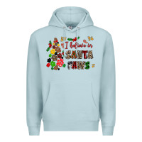 Blue Mist i believe in santa paws Premium Hoodie - AdoDesignShop
