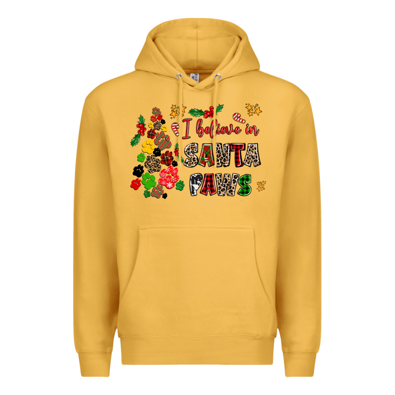 I Believe In Santa Paws Premium Hoodie by AdoDesignShop | Teevron