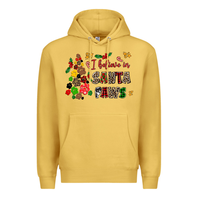 I Believe In Santa Paws Premium Hoodie by AdoDesignShop | Teevron