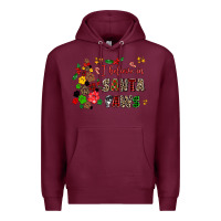 Burgundy i believe in santa paws Premium Hoodie - AdoDesignShop