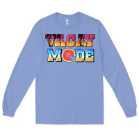 Colony Blue vacay mode watermelon Long Sleeve Tee - BarkalooDesign