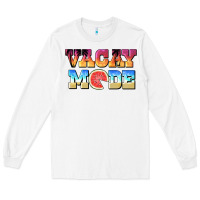 White vacay mode watermelon Long Sleeve Tee - BarkalooDesign