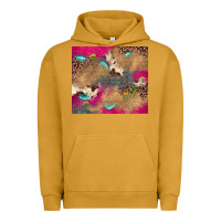 Pigment Peanut Butter pink glitter leopard sunflower gemstone Urban Hoodie - JahusDesignShop