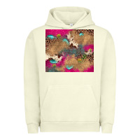 Pigment Pistachio pink glitter leopard sunflower gemstone Urban Hoodie - JahusDesignShop