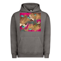 Pigment Tornado pink glitter leopard sunflower gemstone Urban Hoodie - JahusDesignShop