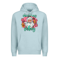 Blue Mist christmas vibes santa Premium Hoodie - AdoDesignShop