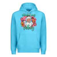 Ocean Blue christmas vibes santa Premium Hoodie - AdoDesignShop