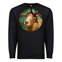 Black Farm Goat Christmas Premium Sweatshirt - RanaPortraitStore