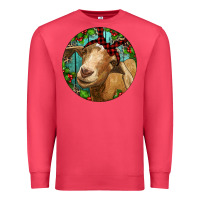 Cardinal Farm Goat Christmas Premium Sweatshirt - RanaPortraitStore