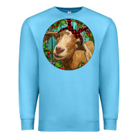 Farm Goat Christmas Premium Sweatshirt | Teevron