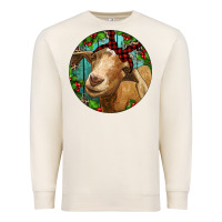 Sandshell Farm Goat Christmas Premium Sweatshirt - RanaPortraitStore