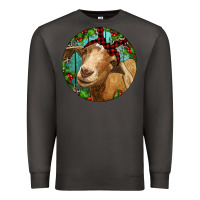 Smoke Farm Goat Christmas Premium Sweatshirt - RanaPortraitStore