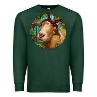 Sports Green Farm Goat Christmas Premium Sweatshirt - RanaPortraitStore