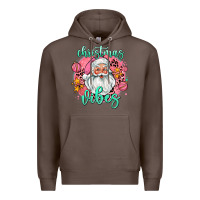 Coffee christmas vibes santa Premium Hoodie - AdoDesignShop