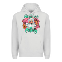 Dove Grey christmas vibes santa Premium Hoodie - AdoDesignShop