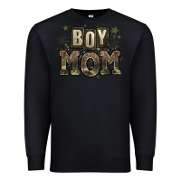 Black boy mom Premium Sweatshirt - Zillion Design Studio
