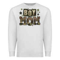 Oatmeal Heather boy mom Premium Sweatshirt - Zillion Design Studio