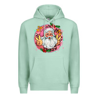 Seafoam merry christmas peace santa Premium Hoodie - AdoDesignShop