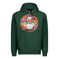 Sports Green merry christmas peace santa Premium Hoodie - AdoDesignShop
