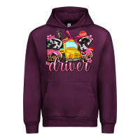Mauve Wine bus driver Urban Hoodie - AdoDesignShop