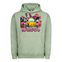 Pigment Oil Green bus driver Urban Hoodie - AdoDesignShop