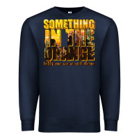 Navy something in the orange western Premium Sweatshirt - texasbilliewilder