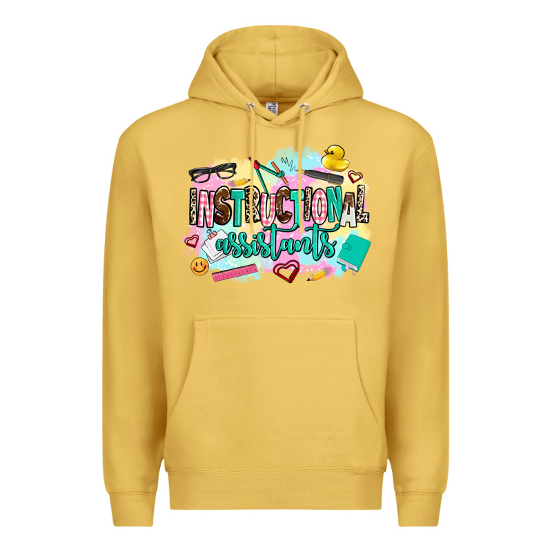 Instructional Assistant's Premium Hoodie by AdoDesignShop | Teevron
