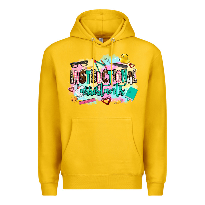 Instructional Assistant's Premium Hoodie by AdoDesignShop | Teevron