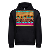 Black leopard sunflower gemstone Urban Hoodie - JahusDesignShop