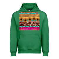Emerald leopard sunflower gemstone Urban Hoodie - JahusDesignShop