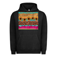 Pigment Black leopard sunflower gemstone Urban Hoodie - JahusDesignShop