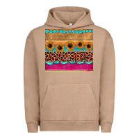 Pigment Burro leopard sunflower gemstone Urban Hoodie - JahusDesignShop