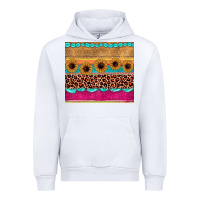 White leopard sunflower gemstone Urban Hoodie - JahusDesignShop