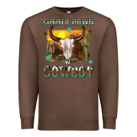 Chestnut simmer down cowboy Premium Sweatshirt - texasbilliewilder
