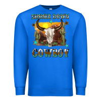 True Royal simmer down cowboy Premium Sweatshirt - texasbilliewilder