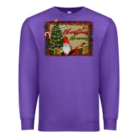 Purple It's Christmas Gnomes Premium Sweatshirt - RanaPortraitStore