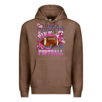Chestnut in october we wear pink and watch football Premium Hoodie - AdoDesignShop