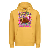 Mustard in october we wear pink and watch football Premium Hoodie - AdoDesignShop