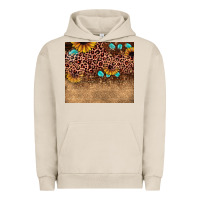 Pigment French Oak leopard glitter sunflower gemstone Urban Hoodie - JahusDesignShop