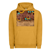Pigment Peanut Butter leopard glitter sunflower gemstone Urban Hoodie - JahusDesignShop