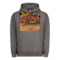 Pigment Tornado leopard glitter sunflower gemstone Urban Hoodie - JahusDesignShop