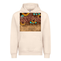 Sandshell leopard glitter sunflower gemstone Urban Hoodie - JahusDesignShop