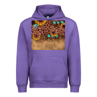 Tulip leopard glitter sunflower gemstone Urban Hoodie - JahusDesignShop
