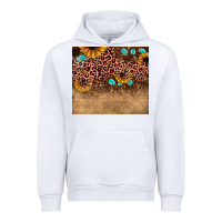 White leopard glitter sunflower gemstone Urban Hoodie - JahusDesignShop